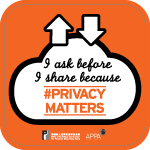 Poster 1: I ask before I share because #PrivacyMatters. Office of the Privacy Commissioner for Personal Data, Hong Kong. APPA.
